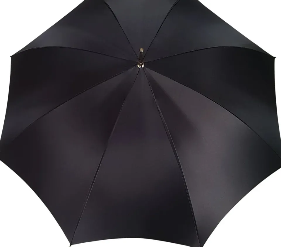 Best Il Marchesato Ombrello Rose colorate e righe Black and white - Maniglia tempestata d