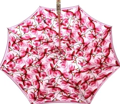 Online Il Marchesato Ombrello Sfumato Fucsia - Esclusivo disegno fiorato