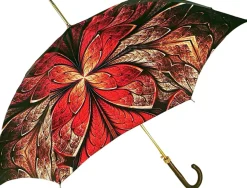 New Il Marchesato Ombrello speciale con fantasia rossa astratta