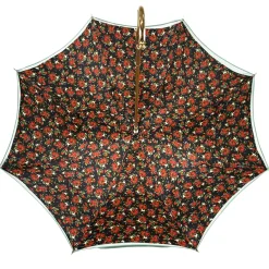 Online Il Marchesato Ombrello verde con fantasia rose