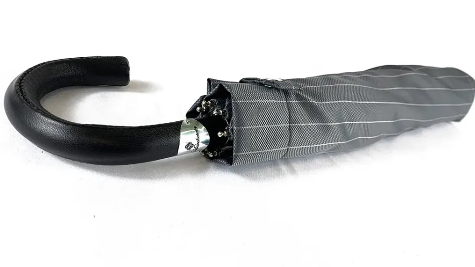 Hot Il Marchesato Pieghevole elegante rigato grigio