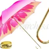 Hot Il Marchesato Pink Dahlia Double Canopy - Luxury Ladies Umbrella Uno dei migliori ombrelli da donna