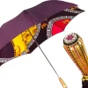 Best Il Marchesato Plum Majesty: Exclusive Umbrella in Plum Color with Ornamental Design