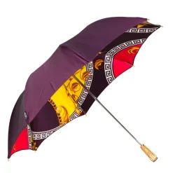 Best Il Marchesato Plum Majesty: Exclusive Umbrella in Plum Color with Ornamental Design