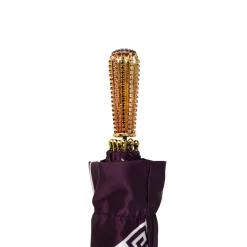 Best Il Marchesato Plum Majesty: Exclusive Umbrella in Plum Color with Ornamental Design