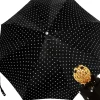 Best Il Marchesato Pois bianco e nero - ombrello mini leggero