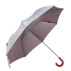 Sale Il Marchesato Polka Dots Jacquard: Foldable Umbrella with Bamboo