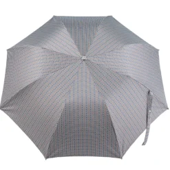 Sale Il Marchesato Polka Dots Jacquard: Foldable Umbrella with Bamboo