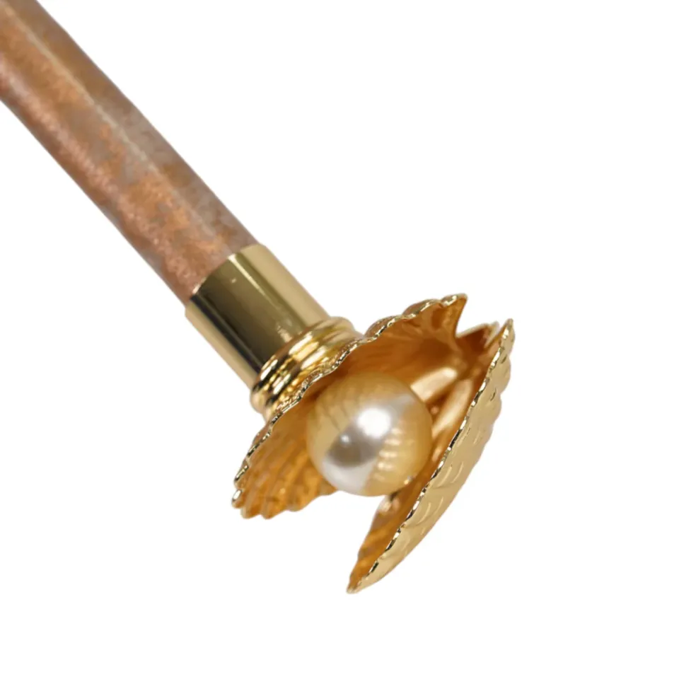 Outlet Il Marchesato Premium Craft Umbrella with Gold-Plated Metal Shell