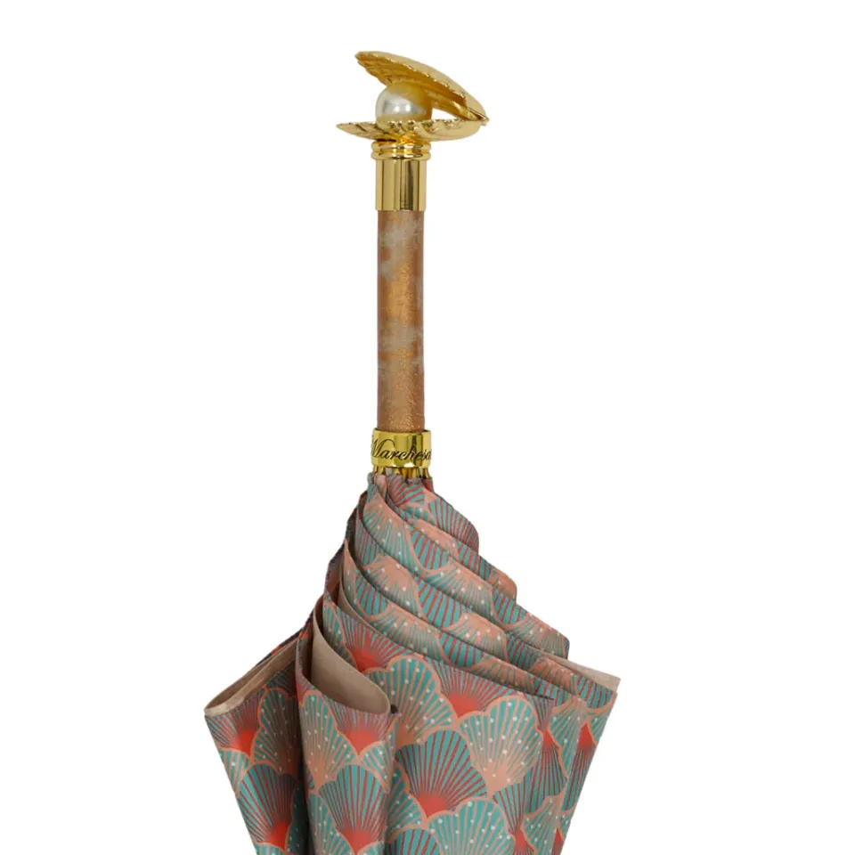 Outlet Il Marchesato Premium Craft Umbrella with Gold-Plated Metal Shell