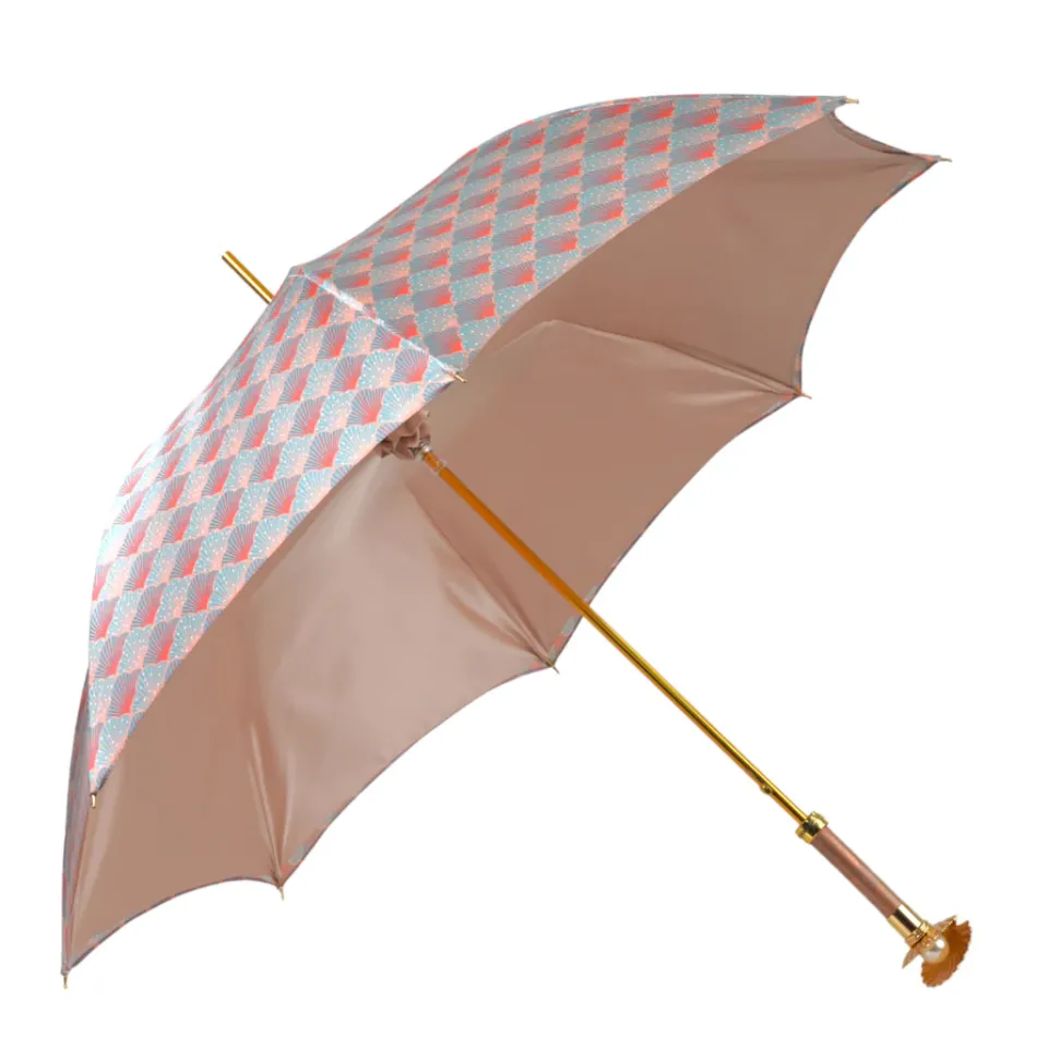 Outlet Il Marchesato Premium Craft Umbrella with Gold-Plated Metal Shell