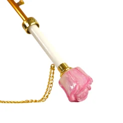 Fashion Il Marchesato Premium Craft Umbrella with Beautiful Hand-Painted Rose Detail