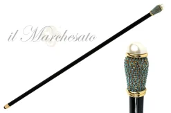 Hot Il Marchesato Prezioso pomolo con Strass e Perla