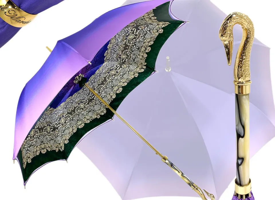 Best Il Marchesato Progetto Barocco elegante - Handmade in Moda Ombrello Per Donne Ombrelli