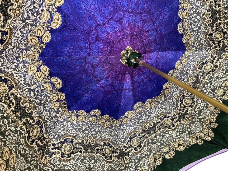Best Il Marchesato Progetto Barocco elegante - Handmade in Moda Ombrello Per Donne Ombrelli