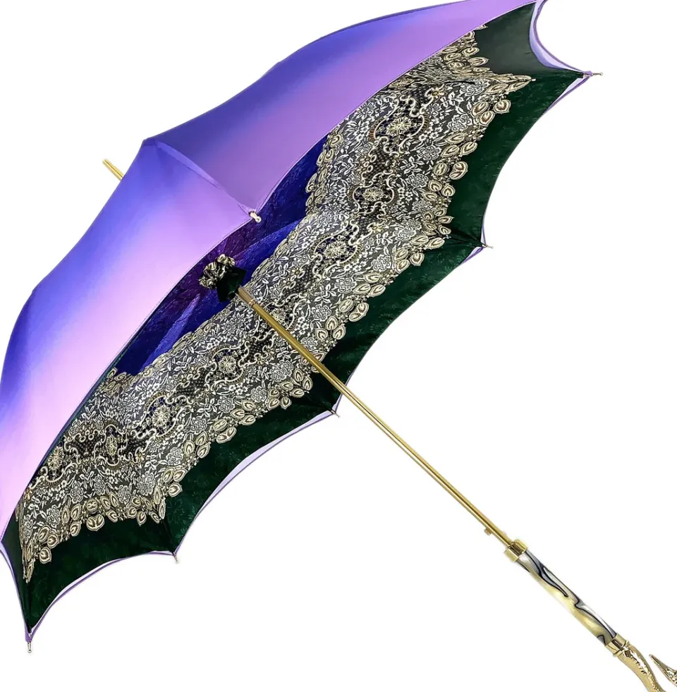 Best Il Marchesato Progetto Barocco elegante - Handmade in Moda Ombrello Per Donne Ombrelli