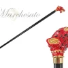 Clearance Il Marchesato Puma artistico in colore rosso con cristalli