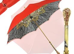 Clearance Il Marchesato Rosso e grigio con corone interne