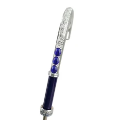 Fashion Il Marchesato Royal Blue Umbrella with Shimmering Crystal Accents for Luxurious Styl