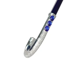 Fashion Il Marchesato Royal Blue Umbrella with Shimmering Crystal Accents for Luxurious Styl