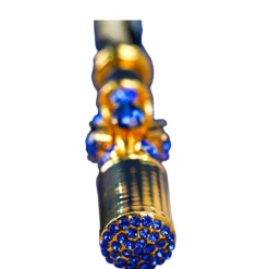 Discount Il Marchesato Sapphire Splendor: Handcrafted Electric Blue Umbrella with Crystal Han
