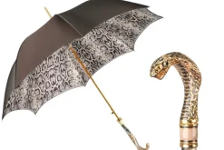 Discount Il Marchesato Snake Charmer: Umbrella with Cobra Handle in Gold