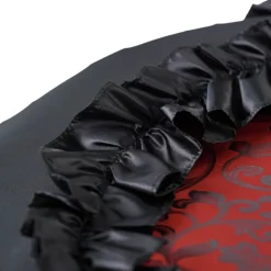 New Il Marchesato Special Edition Umbrella Featuring Black Ruffles and Silver-Plated Acc