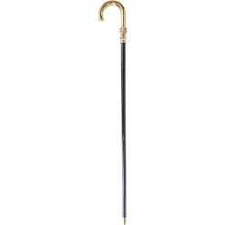 Fashion Il Marchesato Stick a piedi per l'uomo in ottone - 24k Gold placcati con sfera argentata