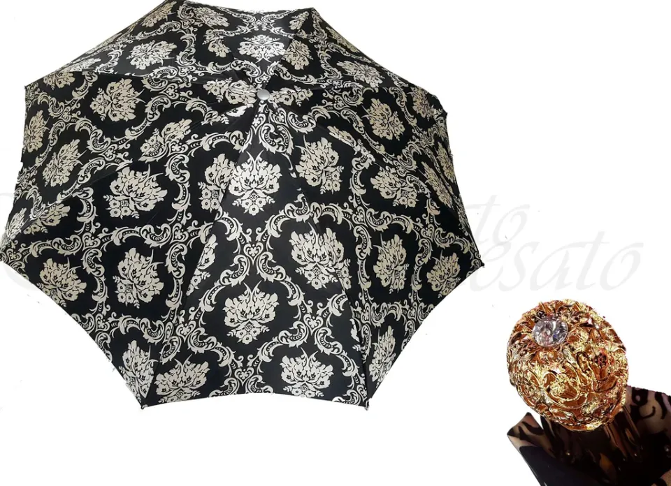 New Il Marchesato Stile barocco - ombrello pieghevole leggero esclusivo