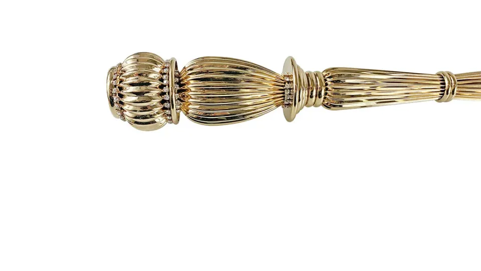 Clearance Il Marchesato Stupendo bastone in collezione limitata - placcato in oro 24K