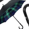 Discount Il Marchesato Uomo fatte a mano Ombrello Disegno Tartan
