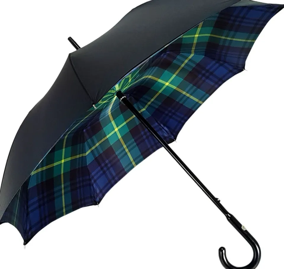 Discount Il Marchesato Uomo fatte a mano Ombrello Disegno Tartan
