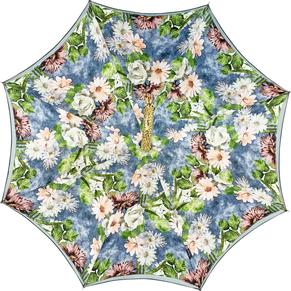 Clearance Il Marchesato Verde gradiente luminoso con design floreale