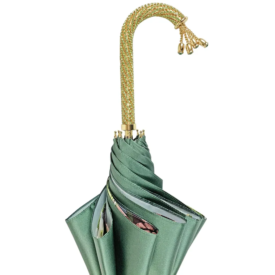 Clearance Il Marchesato Verde gradiente luminoso con design floreale