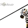 Best Il Marchesato Zebra smaltata - bastone da passeggio italiano